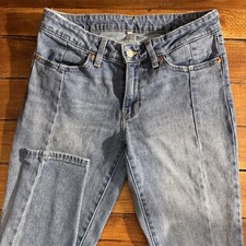 Levis 711 Skinny Jeans Womens 27 Fits 28x26 Blue Denim Ankle Slim Stretch