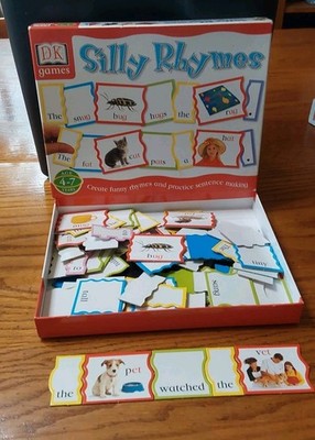 DK Games Silly Rhymes Educational Card Game Ages 4-7 Learning Complete