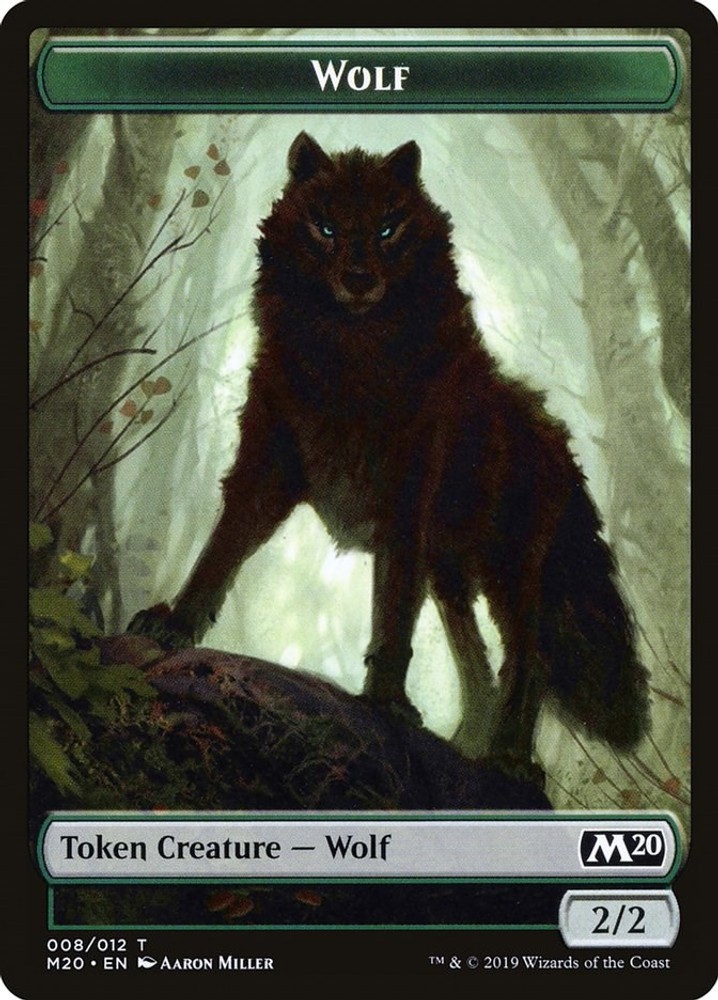 Wolf Token NM EN 8 Core Set 2020