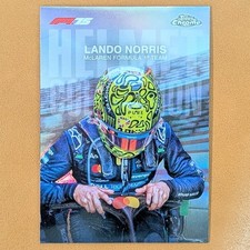 2025 Topps Chrome Formula 1 - Helmet Collection Lando Norris #HC-4 McLaren F1