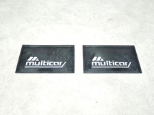 2 Stück Schmutzfänger Neu IFA Multicar M24 M25 M26 hinten mit Logo Spritzlappen 