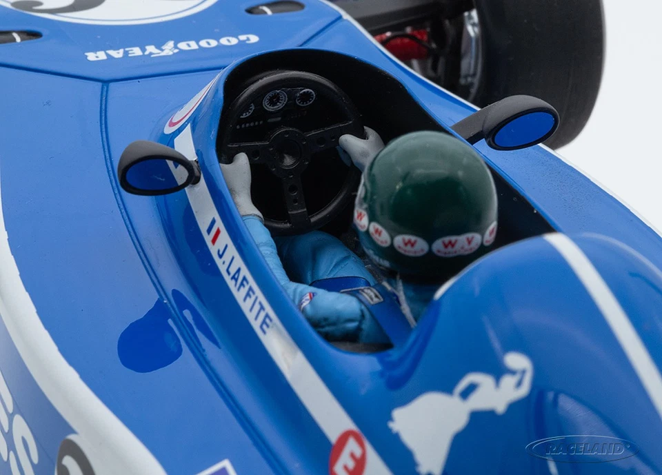 Ligier JS5 Matra V12 F1 Gitanes GP Belgien Zolder 1976 Laffite Spark 1:18 18S711 - Bild 4 von 4