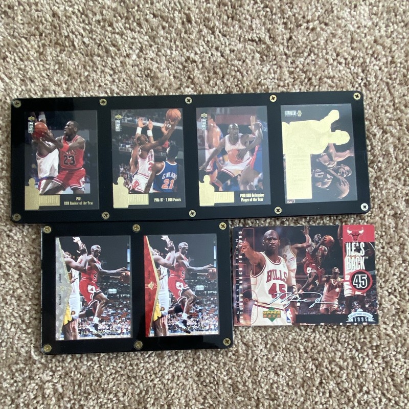 Michael Jordan Chicago Bulls 1995 "He's Back" Basketball Sports Plaque