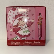 Strawberry Shortcake Journal, Pen and Sticker Set new