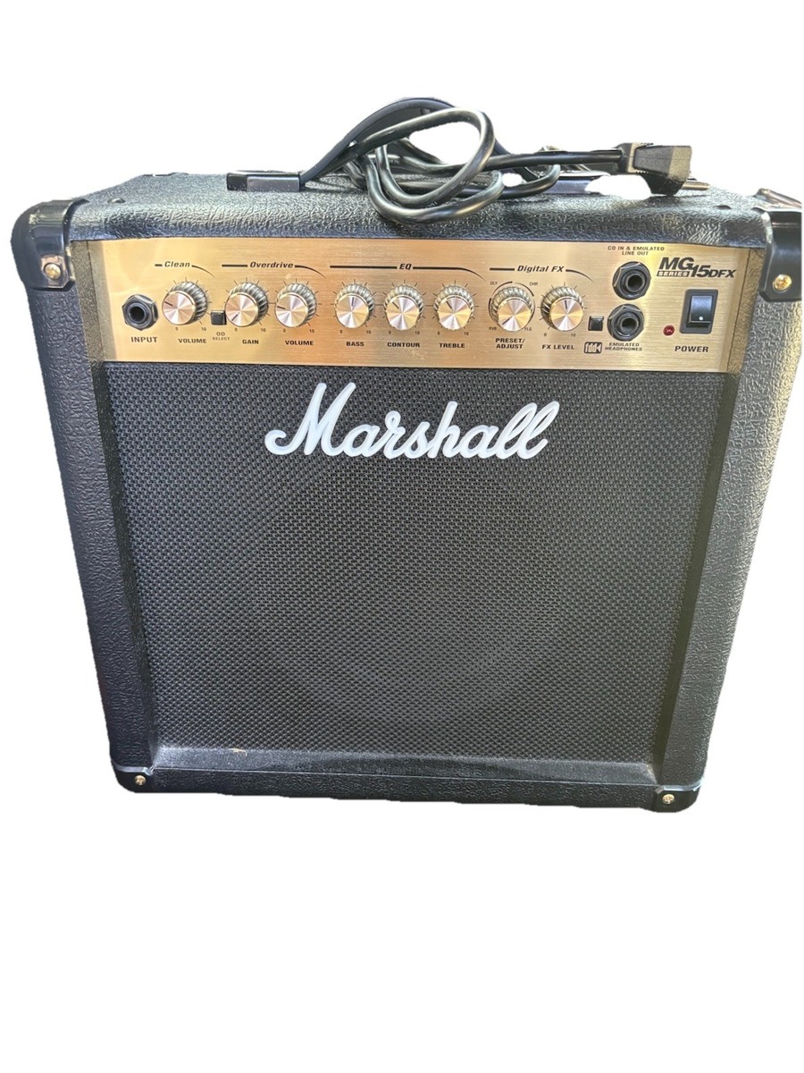Marshall Mg15DFX Series Amplifier Guitar Amp Black Good Condition
