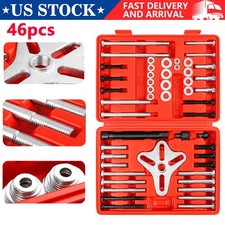 46pcs Harmonic Balancer Gear Puller Tool Kits Steering Wheel Crank Shaft Pulley 46pcs Harmonic Balancer Gear Puller Tool Kits Steering Wheel Crank Shaft Pulley