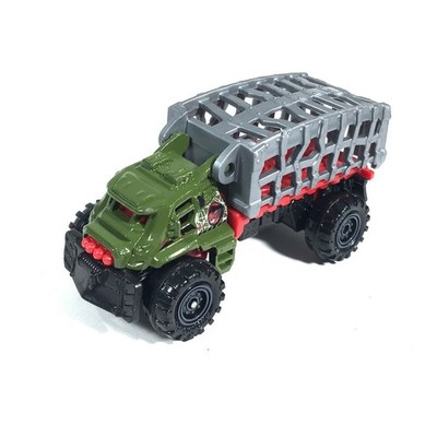 Matchbox 2015 Jurassic World Mauler Hauler Green Red Gray Jurassic Park