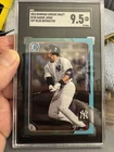 2015 Bowman Draft Chrome Aaron Judge #150 Sky Blue Refractor SGC 9.5