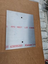 Aluminum plate 6061-T651 1/2 X 12-5/16 X 9-15/16" Made In USA