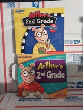 2 Used Arthur's 2nd Grade CD-ROM 2002 Edition Ages 6-8 Pc Windows Mac - 139