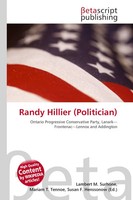 Lambert M. Surhone (U. A.) | Randy Hillier (Politician) | Taschenbuch | Englisch