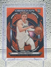2024-25 Panini Obsidian Dalton Knecht Orbital #3 Electric Etch Orange Flood /99