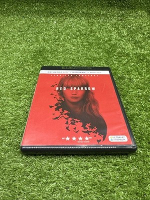 Red Sparrow 4k Ultra HD & Blu Ray, No Slip Cover
