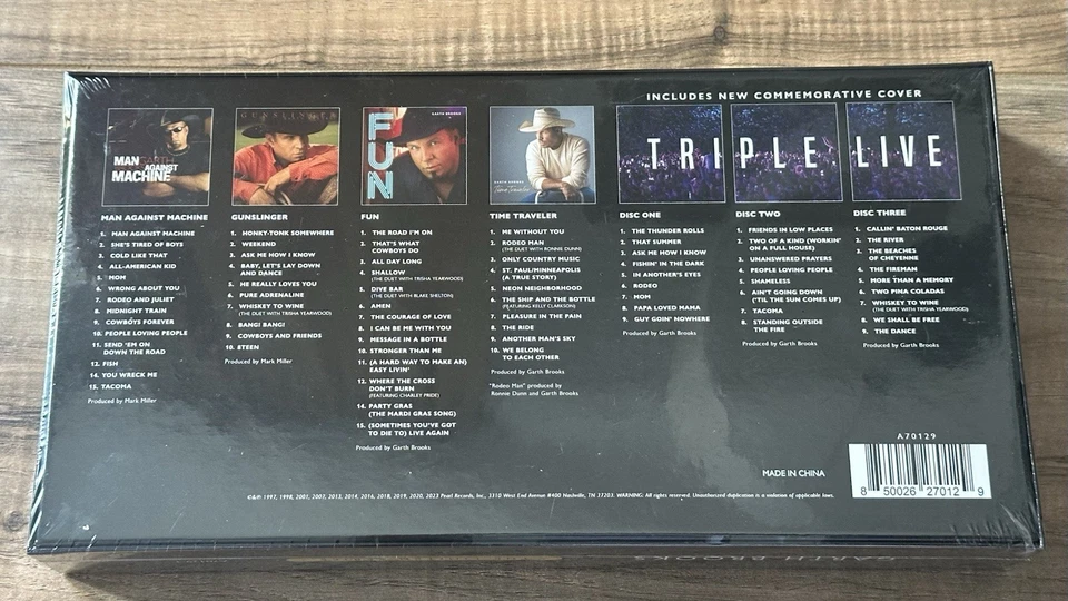 Garth Brooks The Limited Series 7-Disc CD Box Set Time Traveler Triple Live Fun - Image 3 of 3