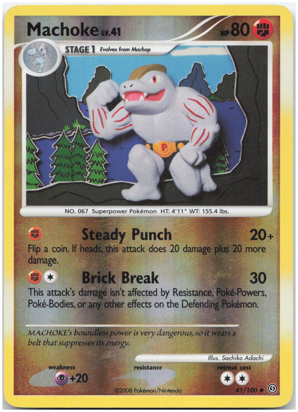 Machoke -  41/100 SF Uncommon Stormfront NM