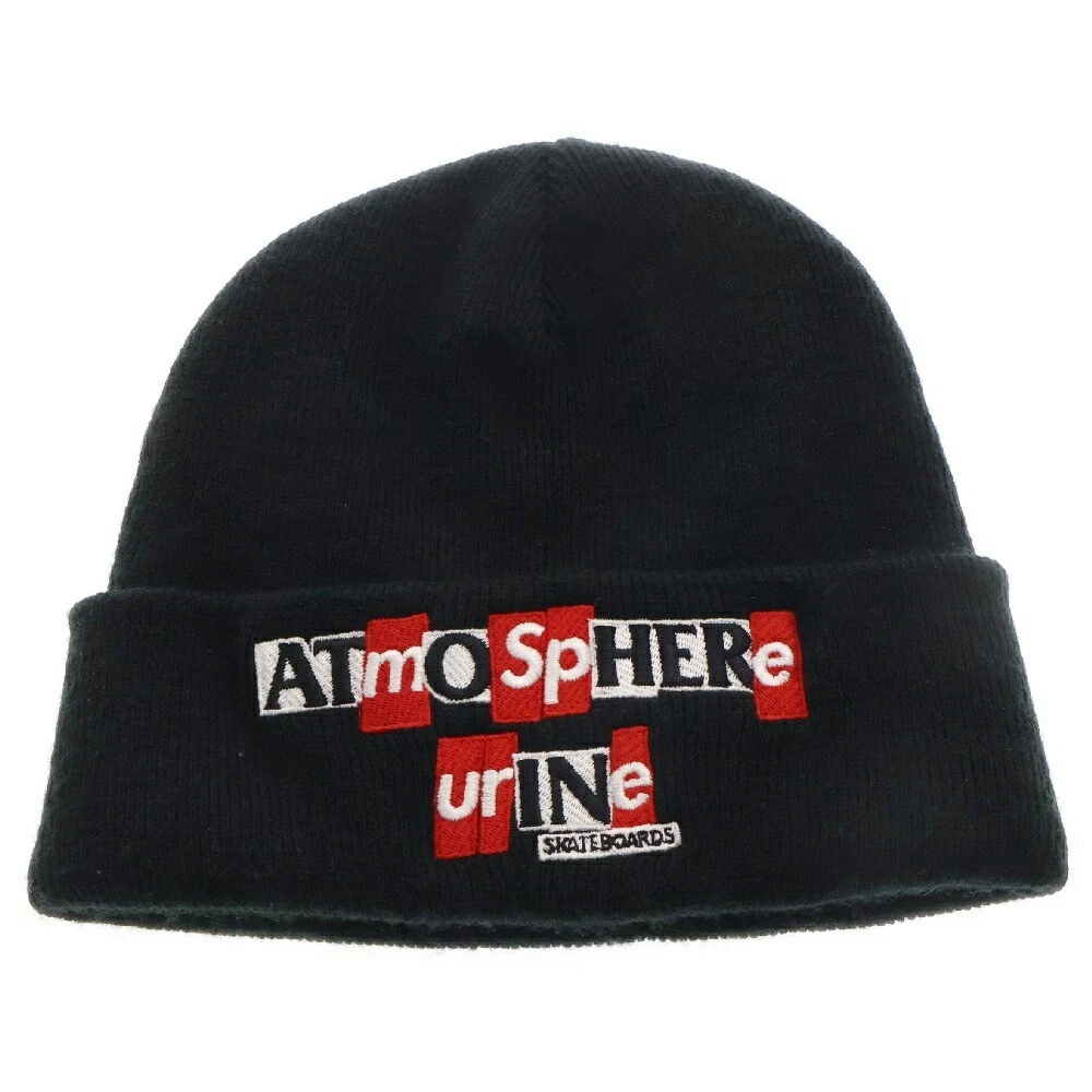 Supreme 20Aw bonnet anti héros bonnet tricot couleur noir pavage AC634
