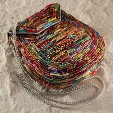 New Tara Glass Wedding Bangle Hard Shell Handbag