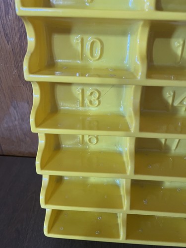 yellow plastic die cast car holder hanging Fair Holds 24 Cars - Picture 5 of 18