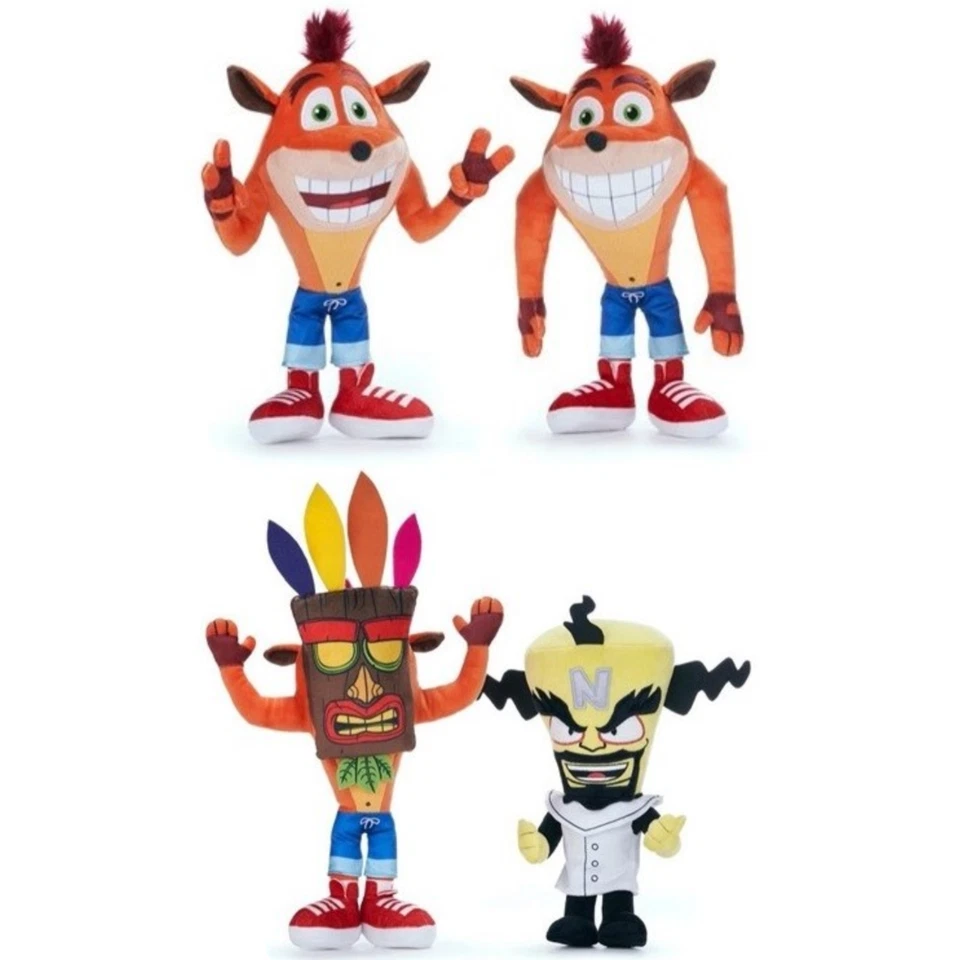 DINOTOYS Crash Bandicoot Plüsch Kuscheltier Stofftier - 32 cm - Cortex Aku Aku - NEU✅
