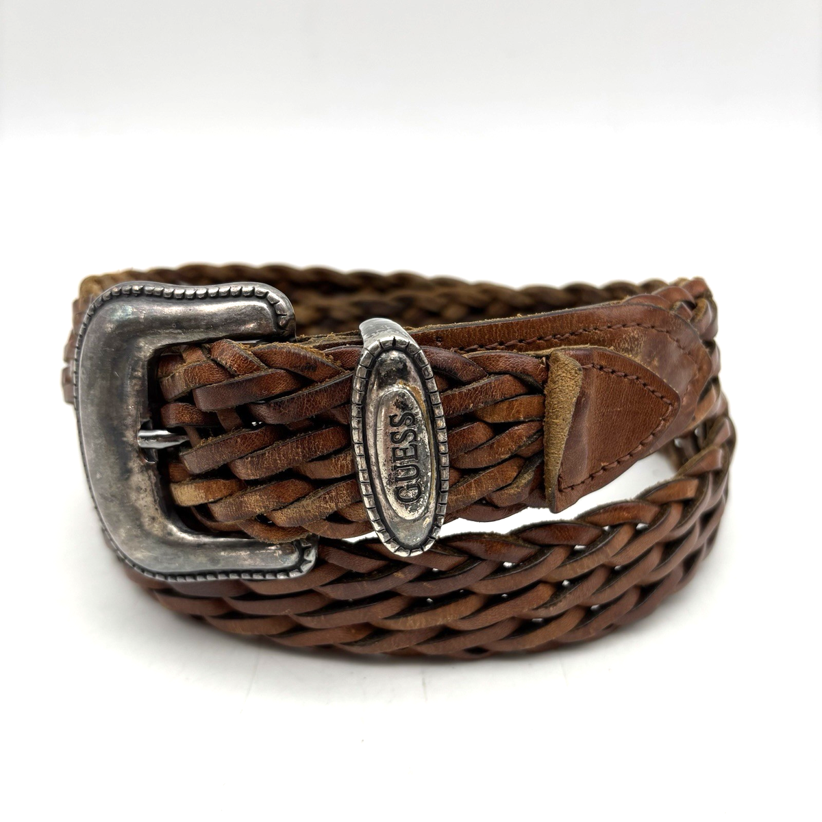 Vintage Guess Boho Western Leather Belt Size Small GUESS Women main image 4