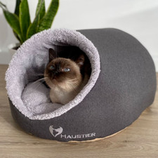 Indoor Pet House Cat Portable House Small Dog Nest Bed Warm Removable Cushion