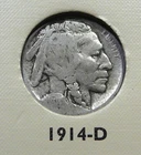 1914-D  Buffalo Nickel  VG / Very Good  (S5)