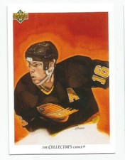 TREVOR LINDEN 1990-91 UPPER DECK TC CARD NM-MT+/NM-MT CONDITION
