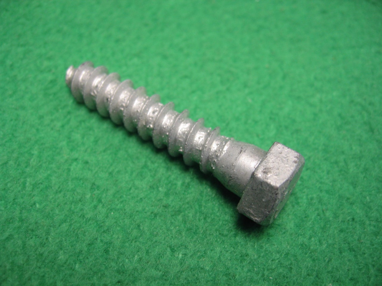 85 LAG SCREW BOLT GALVANIZED 3/8" x 2" HEX HEAD HEAVY DUTY LUMBER WOOD