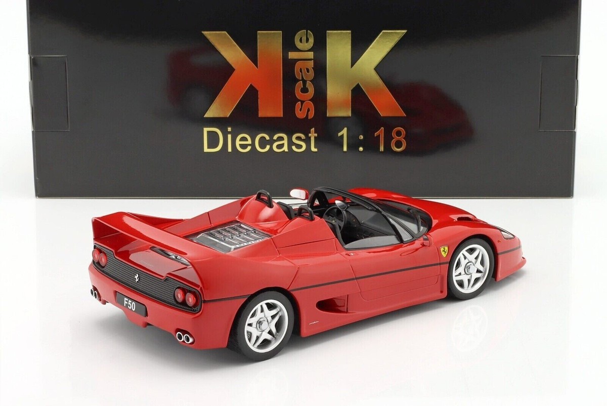 1/18 Ferrari F50 Cabriolet 1995 (Red) Diecast Model Car by KK