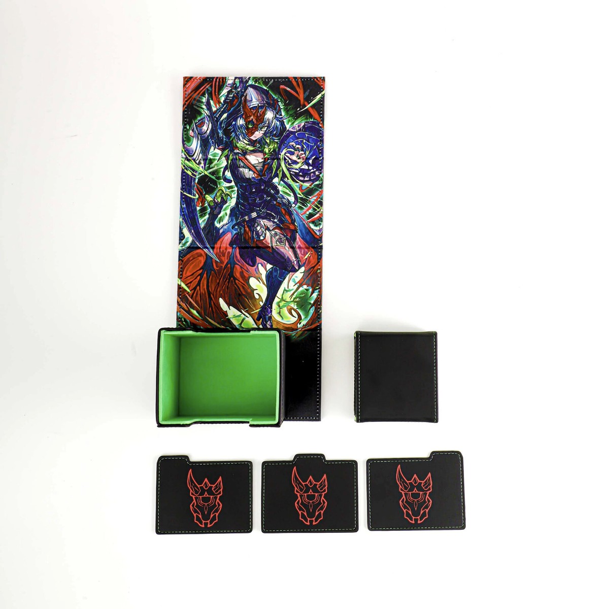 Diabellstar - Dicewinder Deck Box - Red Belle - Viridian Vex