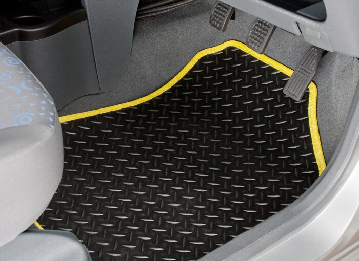 Car Mats for Mini Hatchback 2007 to 2014 Tailored Black Rubber