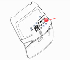 MERCEDES-BENZ GLE W167 Heckscheibenwischerarm A2478206400 NEU ORIGINAL