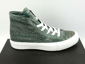 dark atomic teal converse high tops