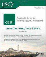CISSP Official (ISC) 2 Practice Tests - Paperback By Chapple, Mike - GOOD