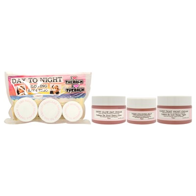 Day To Night Glowing Skin Trio by the Balm for Women - 3 Pc 1oz Dewy Glow Day...
