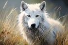 Animal Wolf Landscape Oil Painting Home Decor Wall Art Canvas Prints Picture