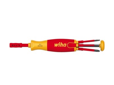 Wiha - WH38613 - Wiha Schraubendreher mit Bit Magazin LiftUp electric Schlitz, P