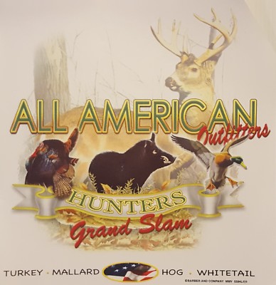 ALL AMERICAN OUTFITTERS DEER DUCK TURKEY BOAR HUNTER HUNTING SHIRT #1821