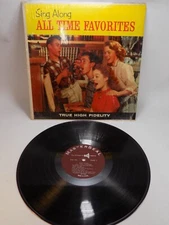 SING ALONG ALL TIME FAVORITES VINYL ALBUM MASTERSEAL  MS104 VG/EX IN SHRINK
