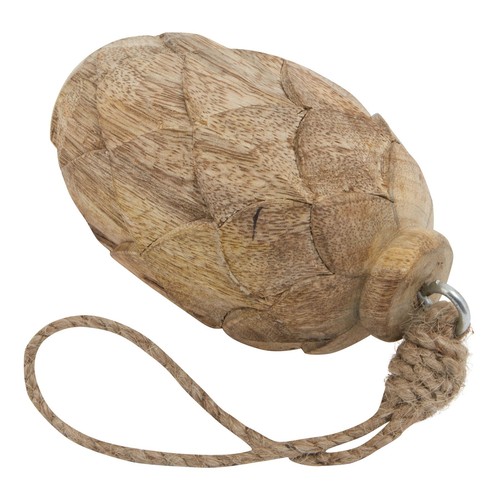 Natural Small Wooden Pine Cone Bauble Brown Wood Gifts & Accessories - Picture 2 of 2