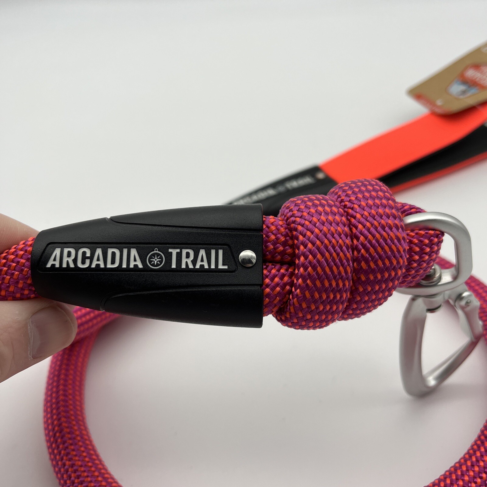 New w/ Tags Arcadia Trail Paracord Durable Nylon Dog Leash 4 ft Pink