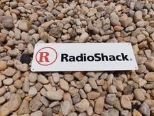 Radio Shack Classic 80s  METAL SIGN 4x12 50122