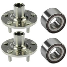 Conjunto de buje de cojinete de rueda delantera para 09-13 Mazda 6 2,5 L sedán tracción delantera 2 piezas 5 tacos