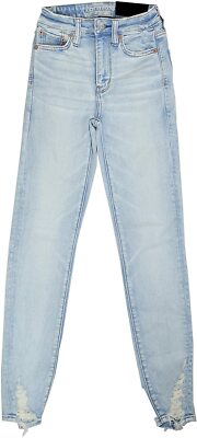 American Eagle Womens 2242957 Next Level Super High Rise Jegging Jeans, Moon