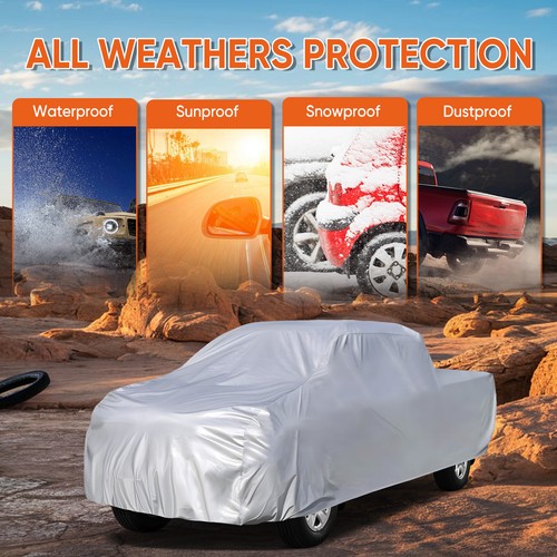 Pickup Truck Cover Outdoor Dust Universal For Ford F-250 Super Duty Crew Cab SB - Picture 7 of 13