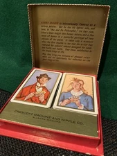  Vintage Redi-Slip Mr. & Mrs. Playing Cards 