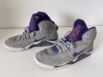 Nike Air Force Mid Grey Purp Men’s Size 9. 5 US Basketball Sneakers 537330-050 Nike Air Force 180 Mid New Mens Sz 12 Wolf Grey Purple  main image 3