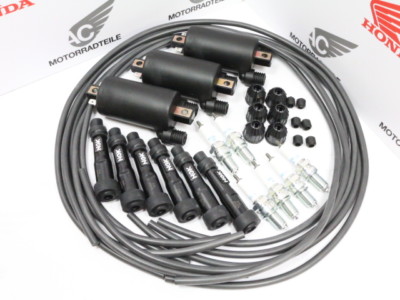 Honda CBX 1000 ProLink ignition coil set coils 12 Volt cable+spark cups+plugs