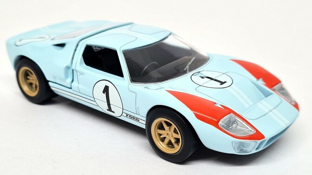 Norev 1/43 - Ford GT40 1966 #1 Light Blue Diecast Scale Model Race Car