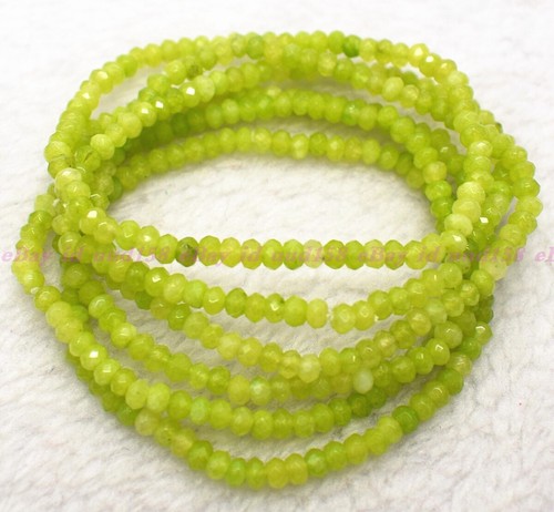 Wholesale 6 Pcs Natural Multicolor Gemstone 2x4mm 7.5” Crystal Healing Bracelet - Picture 5 of 73